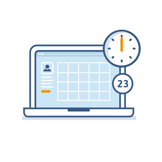 Houd je planning 
up-to-date